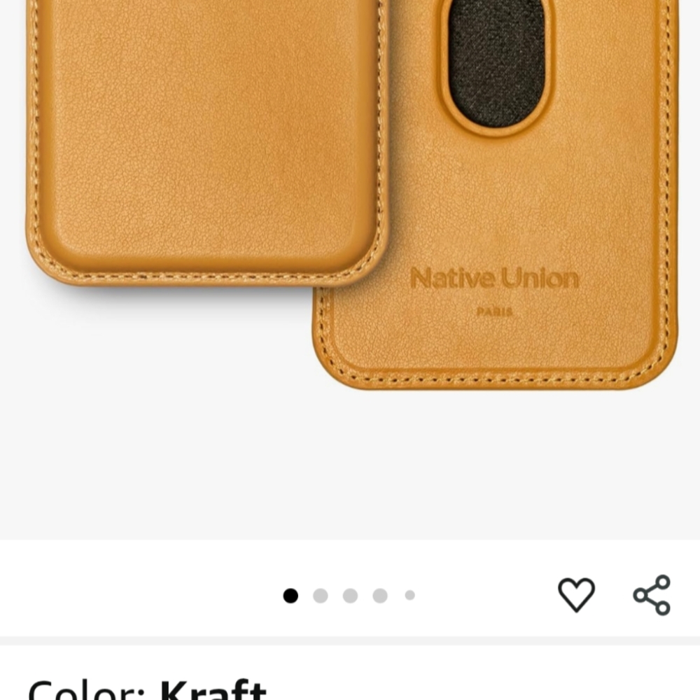 NWOB Native Union MagSafe Phone Wallet